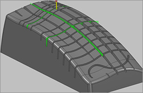 More efficient rib and slot machining